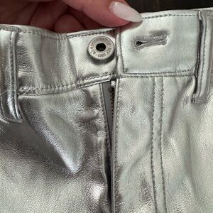 Abercrombie Kids Shiny Silver Pants